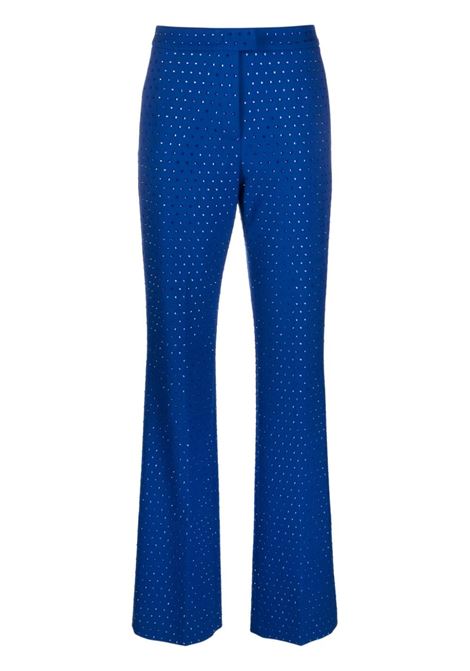 Blue Gladys Crystal tailored trousers - women THE ANDAMANE | TM140406CTNP207BL