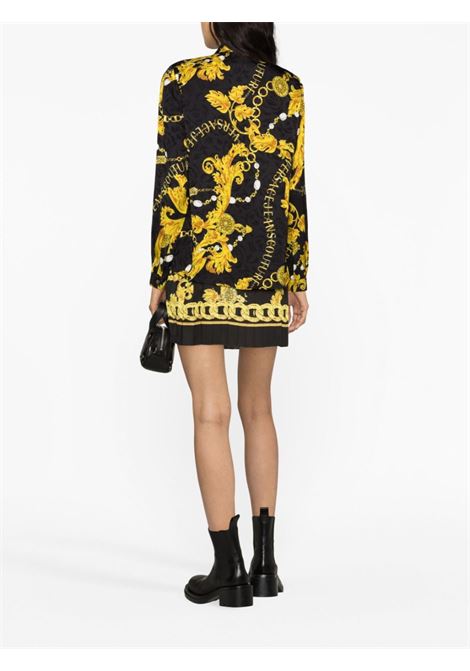 Camicia con stampa Logo Couture in nero - donna VERSACE JEANS COUTURE | 75HAL201NS289G89