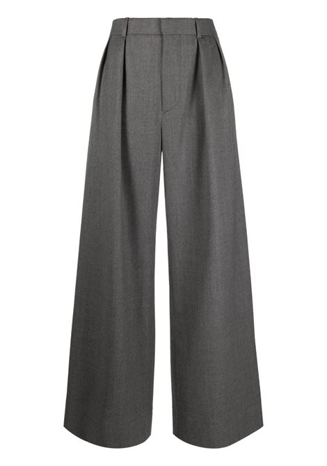 Pantaloni a gamba ampia in grigio - donna WARDROBE.NYC | W2075PCFLCHRCL