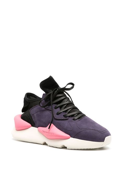 Black and pink Kaiwa panelled chunky sneakers - men Y-3 | IG0811BLKRDWHT