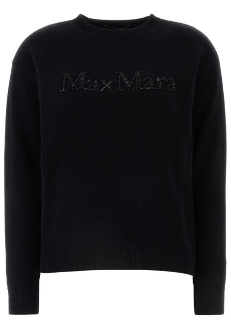 Maglione con logo in strass kassel in nero S Maxmara - donna 'S MAXMARA | Maglie | 2429366163600009