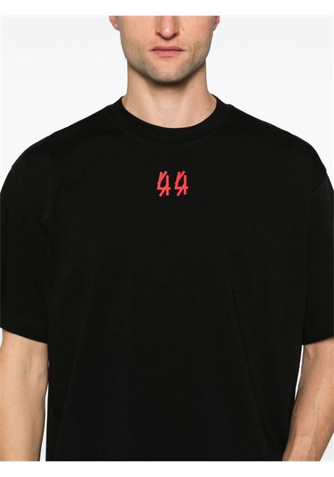 T-shirt Lasered in nero di 44 LABEL GROUP - uomo 44 LABEL GROUP | B0030376FA528P491