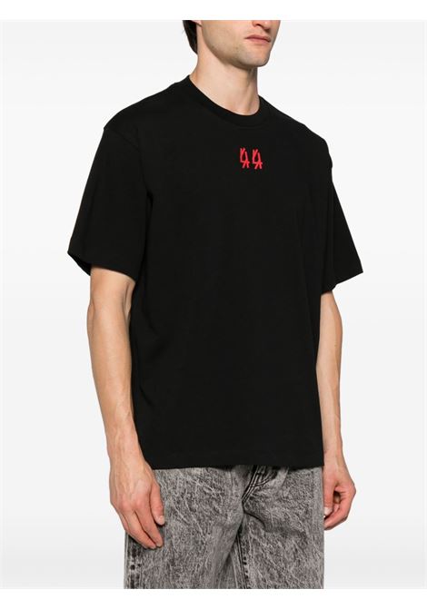 Black Lasered T-shirt 44 LABEL GROUP - men 44 LABEL GROUP | B0030376FA528P491