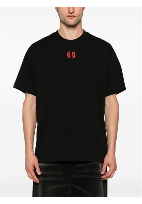 T-shirt  lasered  in nero di 44 LABEL GROUP - uomo 44 LABEL GROUP | B0030376FA528P496