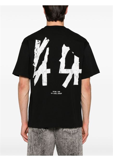 Black Lasered T-shirt 44 LABEL GROUP - men 44 LABEL GROUP | B0030376FA528P499