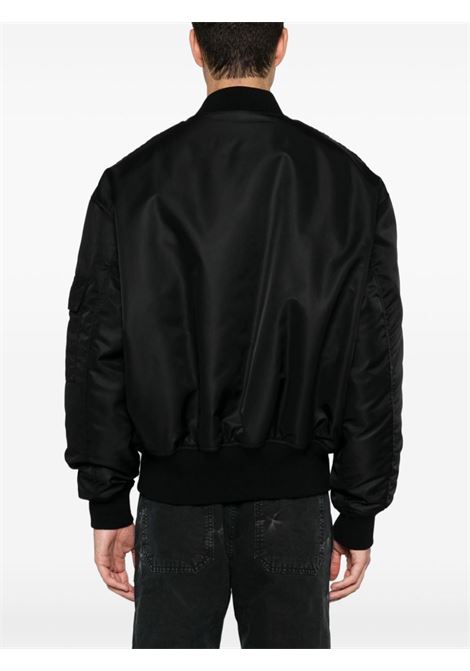 Bomber Profiler con colletto a coste in nero 44 Label Group - unisex 44 LABEL GROUP | B0030485FA487099