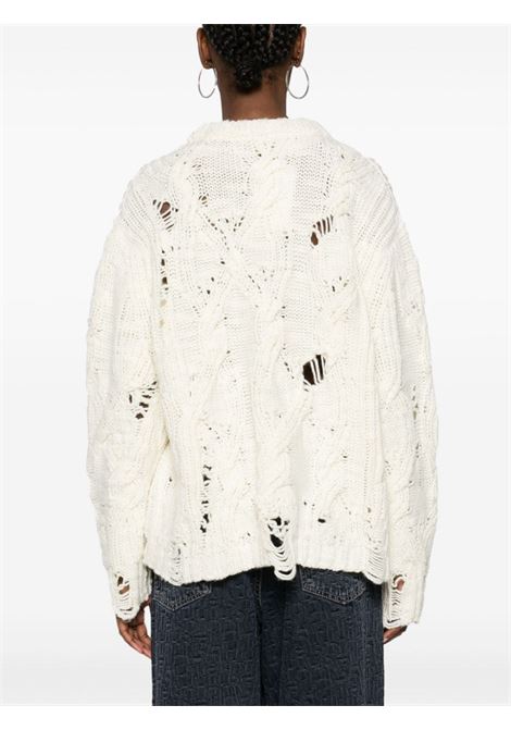 Beige distressed chunky-knit jumper Acne - women ACNE STUDIOS | A60522BSI