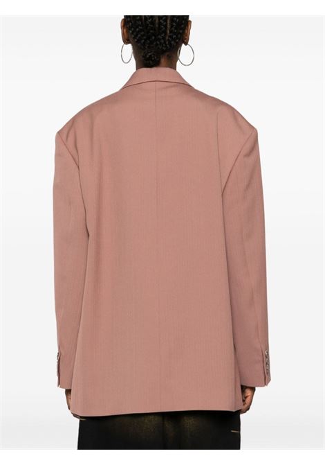 Brown peak-lapels single-breasted blazer Acne - women ACNE STUDIOS | AH0293CQR