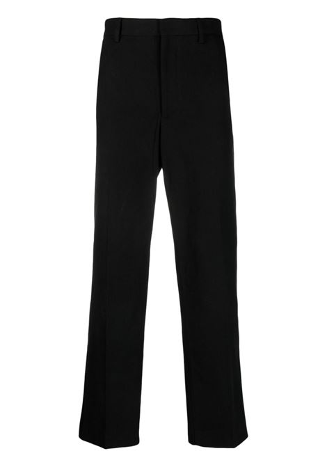 Black straight-leg tailored trousers Acne Studios - men ACNE STUDIOS | BK0552900