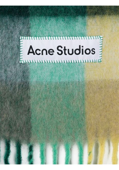 Multicolour checked mohair-blend scarf Acne studios - unisex ACNE STUDIOS | CA0084DQD