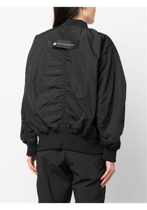 Black logo-print lightweight jacket - women ADIDAS BY STELLA MC CARTNEY | IP1370BLK