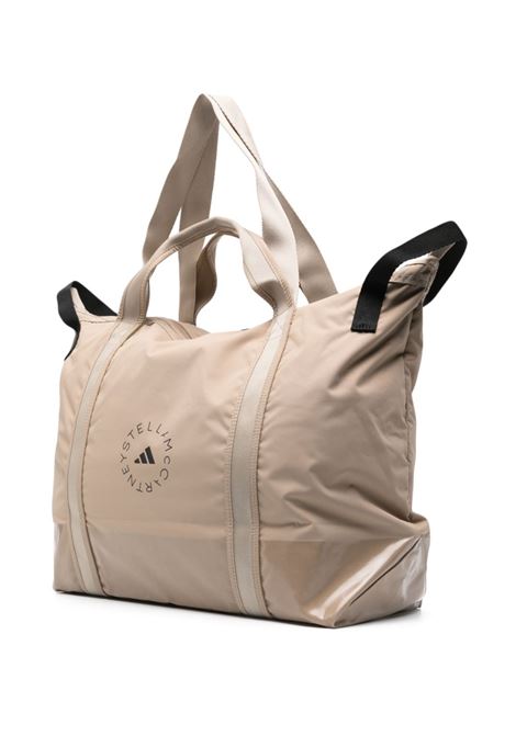 Beige logo-print tote bag - women ADIDAS BY STELLA MC CARTNEY | IS9027BG