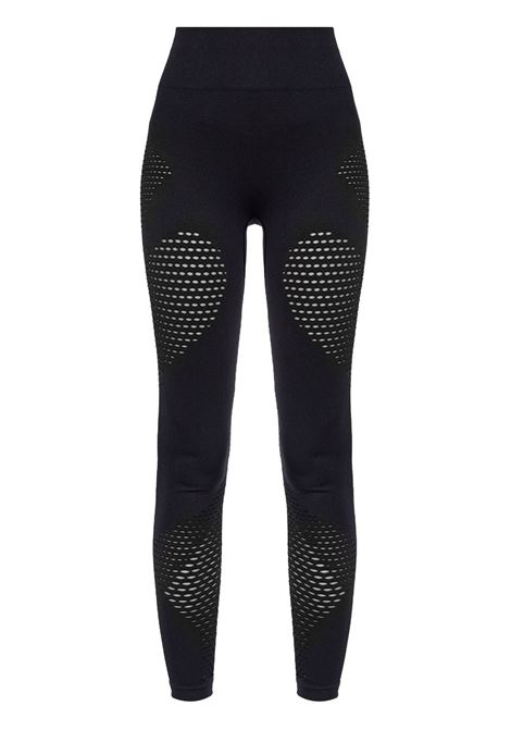 Black logo-print high-waisted leggings ADIDAS BY STELLA MC CARTNEY - women