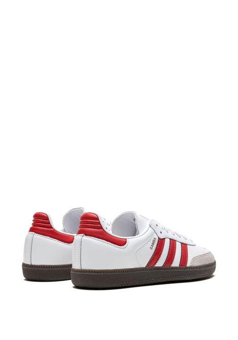 Sneakers basse SAMBA in bianco, grigio e rosso - uomo ADIDAS | IG1025WHTRD
