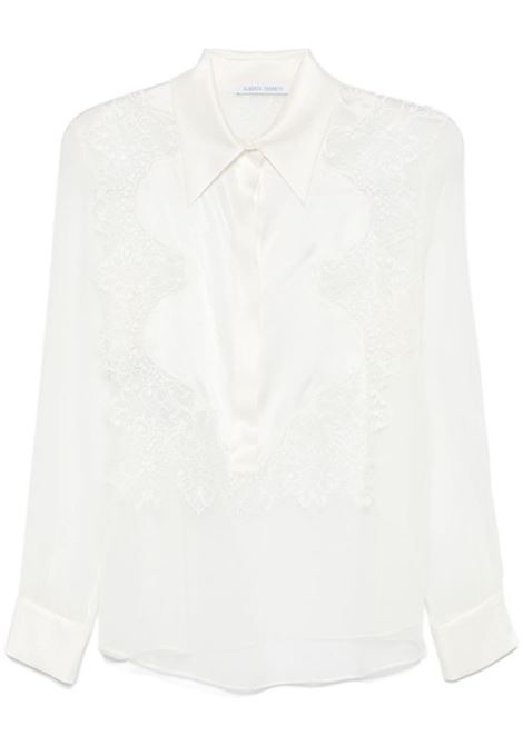 White lace-detail shirt Alberta Ferretti - women ALBERTA FERRETTI | Shirts | 022566140002