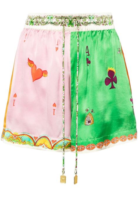Multicolor Remmy graphic-print shorts Alemais - women 