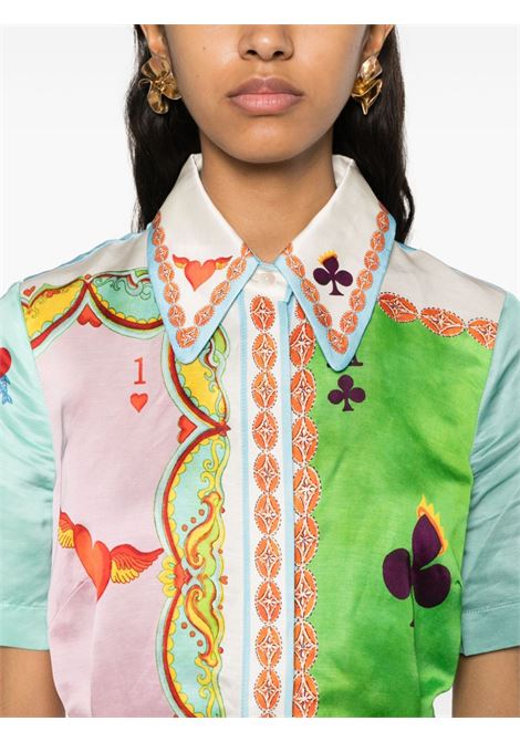 Multicolor Rummy satin shirt Alemais - women ALEMAIS | 3284DMLT