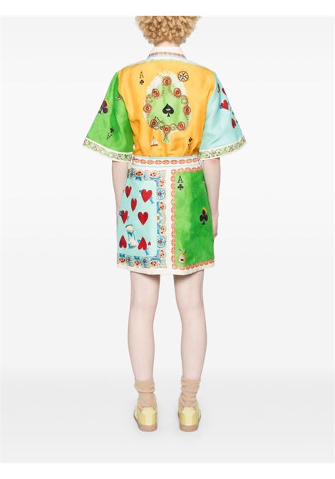 Multicolor Rummy belted minidress Alemais - women ALEMAIS | 3285DMLT