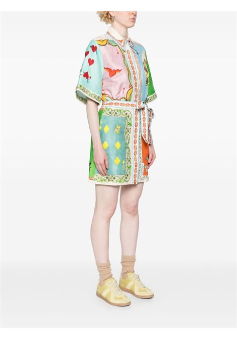 Multicolor Rummy belted minidress Alemais - women ALEMAIS | 3285DMLT