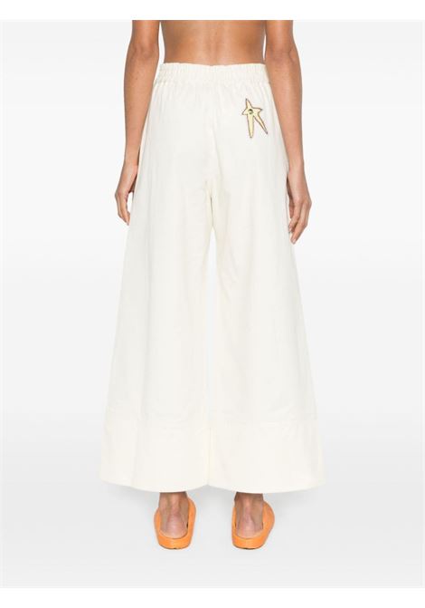 Cream players-embroidered trousers Alemais - women ALEMAIS | 3304PCRM