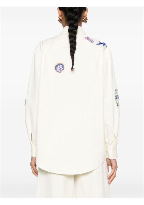 Camicia ricamata x Michael Swaney in bianco di ALEMAIS - donna ALEMAIS | 3305TCRM