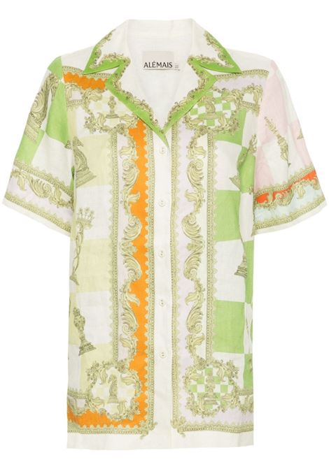 Multicolored checkmate embroidered shirt Alemais - women ALEMAIS | 3382TMLT