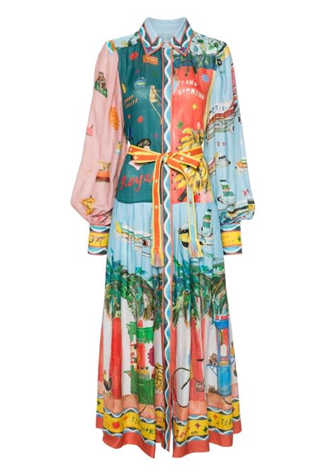 Multicolor x Adam Lester Teamo Supremo maxi dress Alemais - women