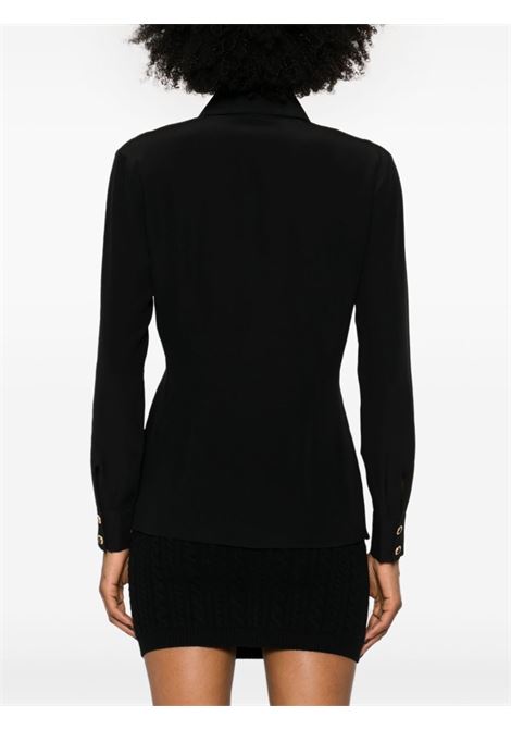 Camicia a maniche lunghe in seta in nero Alessandra Rich - donna ALESSANDRA RICH | FABX3891F30570900