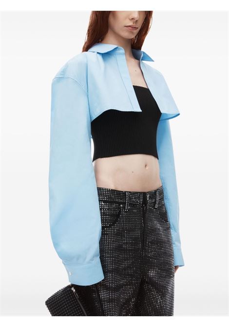 Light blue and black top and shirt two-piece set Alexander Wang - women ALEXANDER WANG | 1KC3241063986