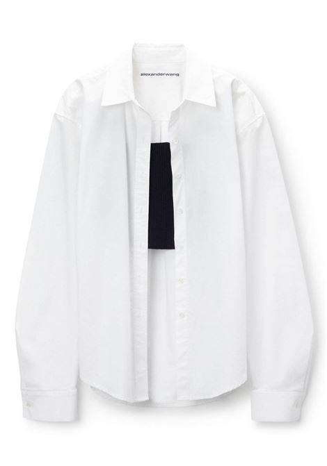 White and black pre-styled top and shirt set  Alexander Wang - women ALEXANDER WANG | 1KC3241064965