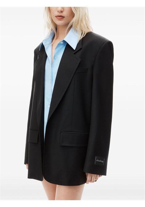 Black and light blue Pre-styled layered single-breasted blazer Alexander Wang - women ALEXANDER WANG | 1WC3242551001