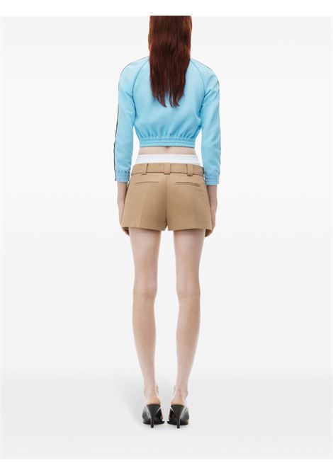 Beige and white logo-detail skort Alexander Wang - women  ALEXANDER WANG | 1WC3244751282