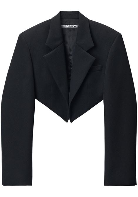 Black cropped blazer Alexander Wang - women  ALEXANDER WANG | Blazers | 1WC4242587001