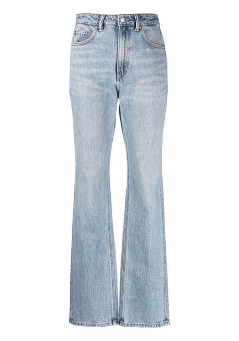 Light blue high-rise flared jeans Alexander Wang - women