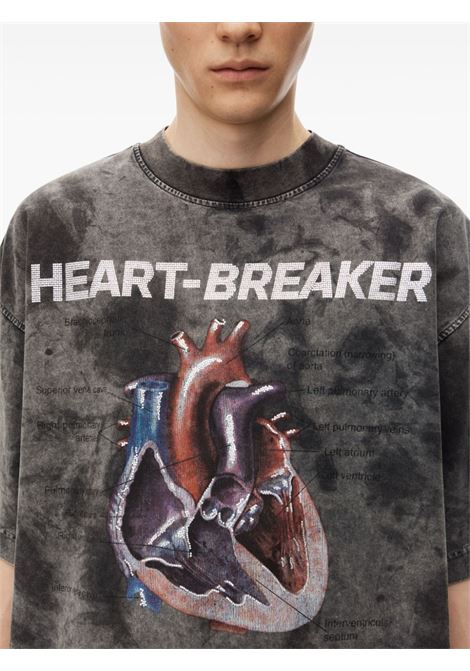 Grey Heartbreaker graphic-print T-shirt Alexander Wang - unisex  ALEXANDER WANG | UCC3241704023A