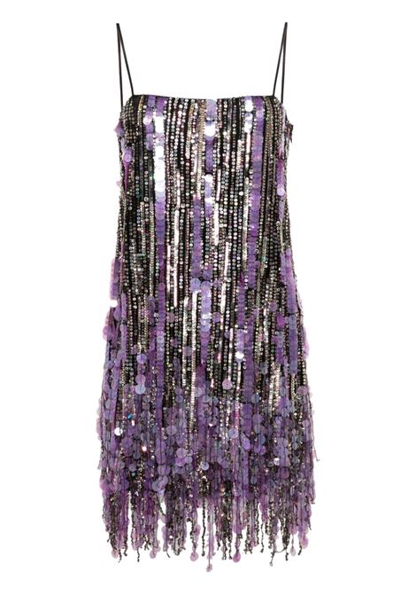 Multicolored sequin-embellished dress Amen - women AMEN | AMW24436C22