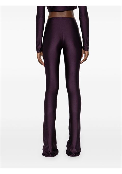 Leggings con dettaglio cut-out in bordeaux Amen - donna AMEN | HMW24300008