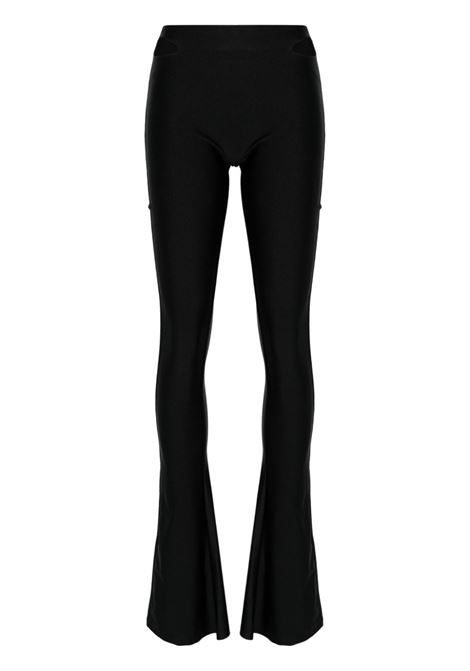 Black cut-out detail leggings Amen - women  AMEN | HMW24300009