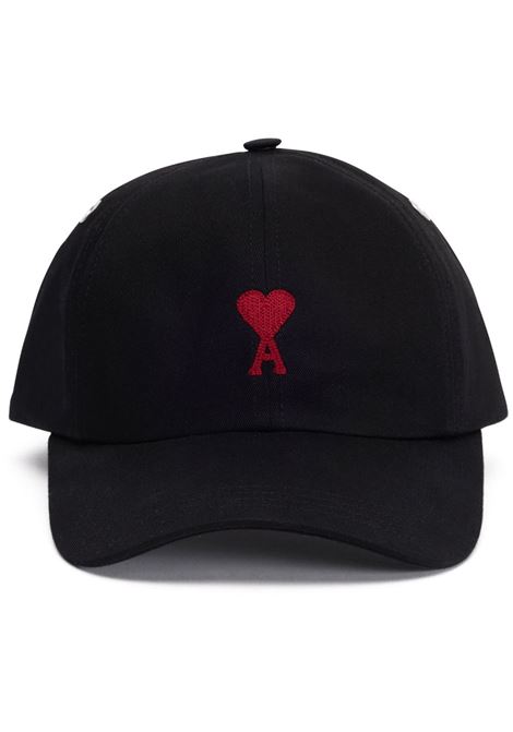 Black Ami de Coeur cap - unisex AMI PARIS | BFUCP006CO0051001