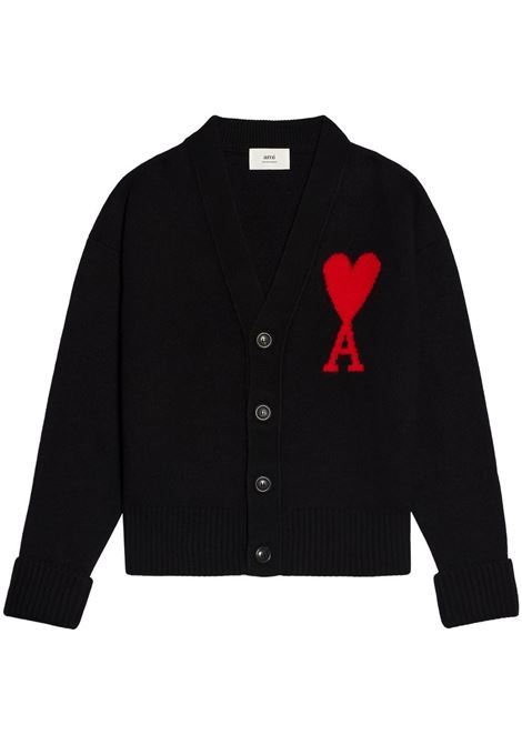 Cardigan ami de coeur in nero - unisex