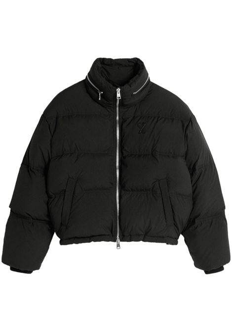 Black Ami de Coeur down puffer jacket Ami Paris - men 