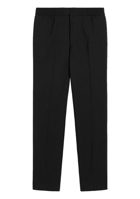Black elasticated-waist trousers AMI Paris - men AMI PARIS | HTR226WV0044001
