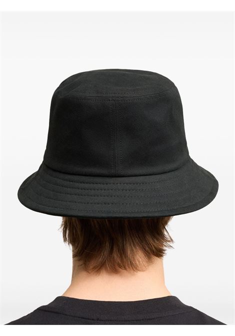 Cappello bucket con ricamo in nero di AMI Paris - uomo AMI PARIS | UHA246AW0041001