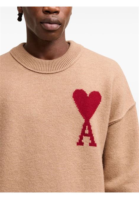 Brown Ami de Coeur sweater AMI Paris - unisex AMI PARIS | UKS006018289