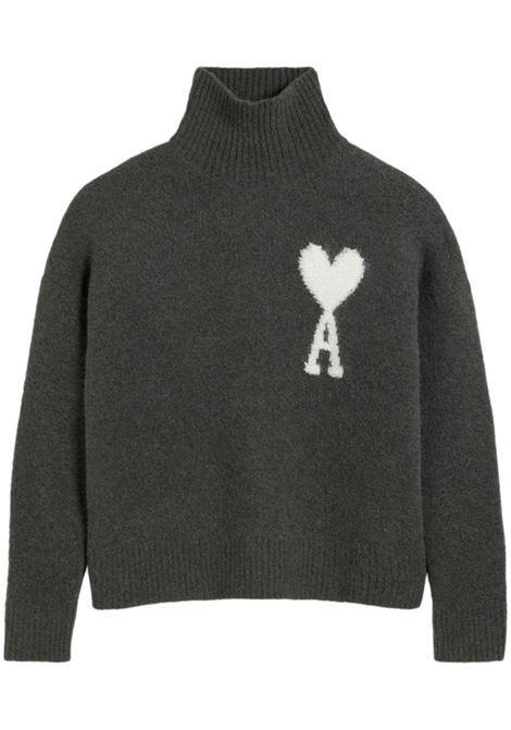 Maglione Ami de Coeur in grigio Ami Paris - unisex AMI PARIS | Maglie | UKS425KN0032061