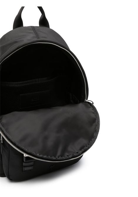 Black logo-plaque zipped backpack - unisex AMI PARIS | ULL300AW0021001