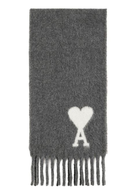 Sciarpa Ami de Coeur in grigio Ami Paris - unisex