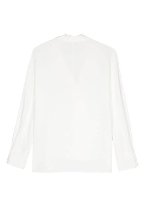 White V-neck blouse Antonelli - women ANTONELLI | M1299779020