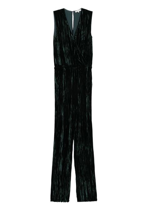 Green velvet jumpsuit Antonelli - woman ANTONELLI | Dresses | M6176716P359