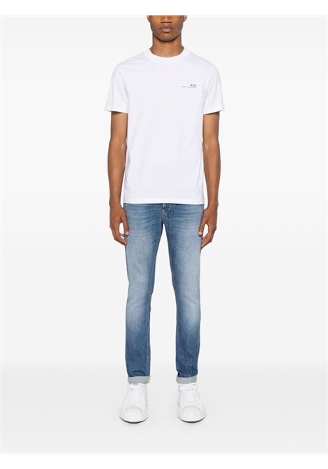 T-shirt con stampa in bianco di A.P.C. - unisex A.P.C. | COHBOM26404TAG